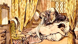 vintage erotic illustration