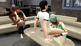 Lunch roughly Neighbor, Turns into a Indecision (Promo) | The Sims/ 3D Hentai