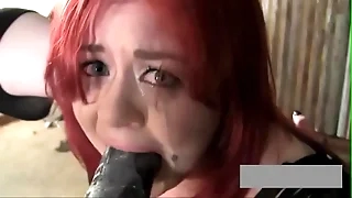 BBW Dishevelled Dildo Deepthroat